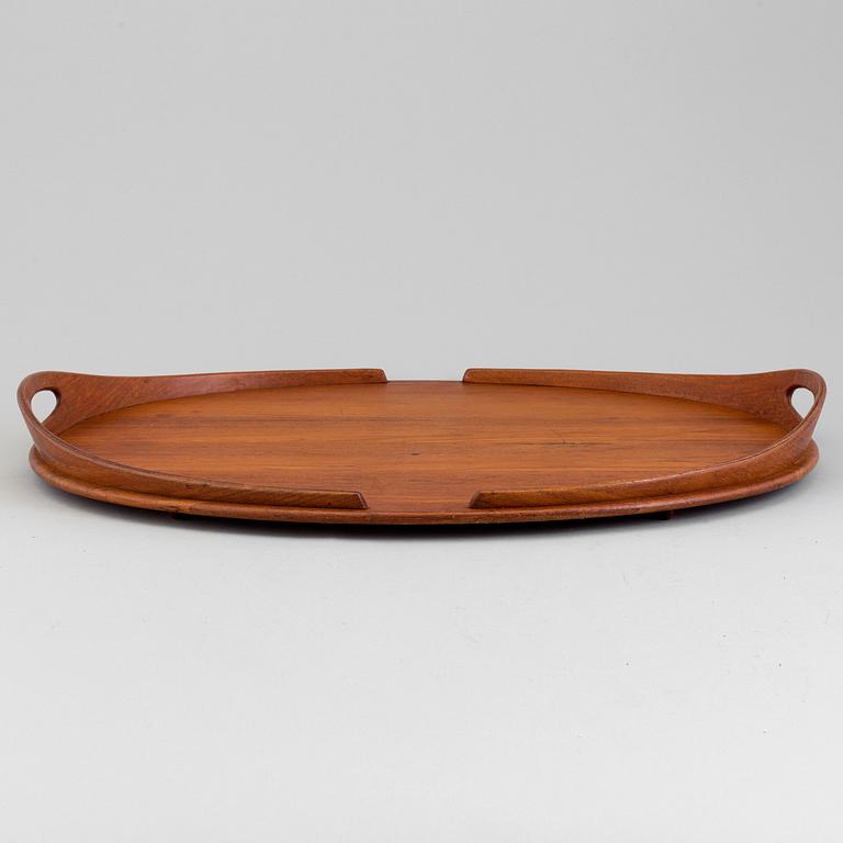 A teak tray from Dansk Designs, Denmark, 1960's.