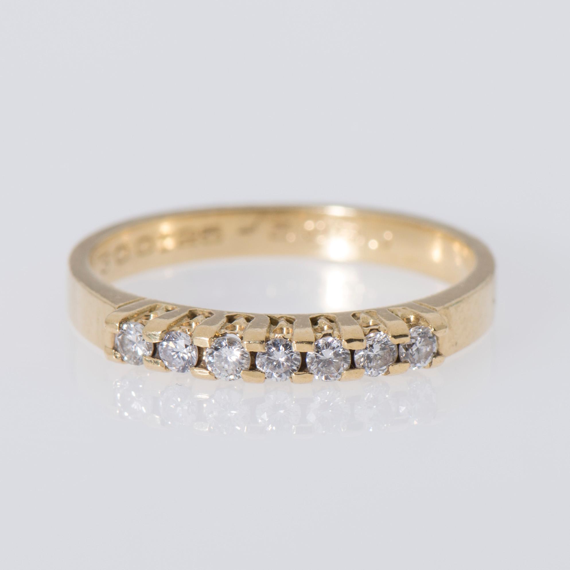 RING, briljantslipade diamanter, 18K guld.