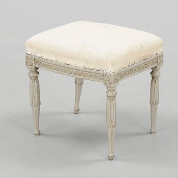 TABURETT, Gustavianskt stockholmsarbete, omkring 1800.