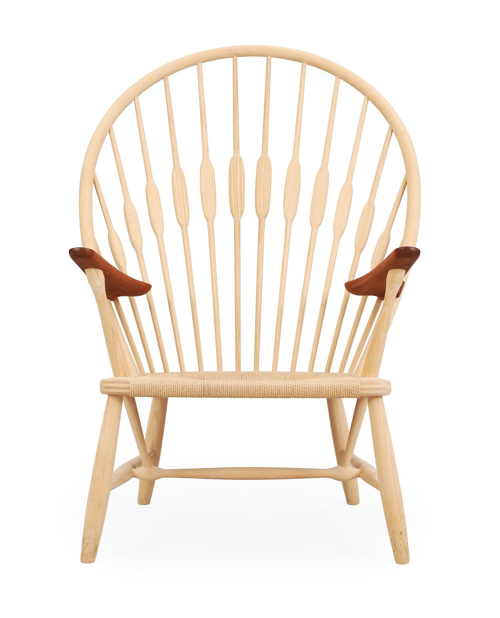HANS J WEGNER, karmstol, "Peacock chair", PP Møbler, Danmark.