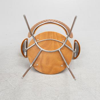 Nanna Ditzel, six "Trinidad" chairs, Fredericia, Denmark.