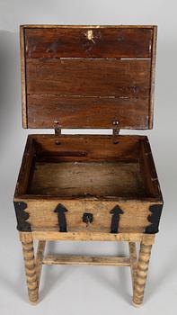 SKRIN, på benställning, allmoge, 1700-/1800-tal.