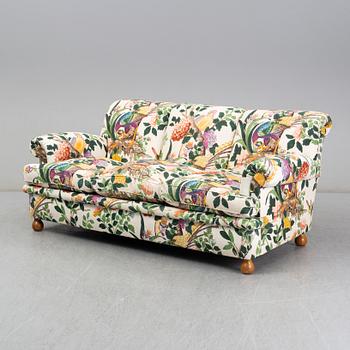 JOSEF FRANK, a model 703 sofa, Firma Svenskt Tenn, Sweden, provenance Estrid Ericson, for her summer house Tolvekarna.