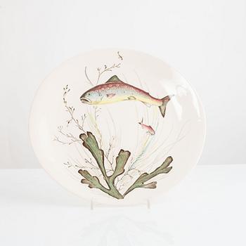 Fish service, 13 pieces, earthenware, "Fish", Johnson Bros, England.