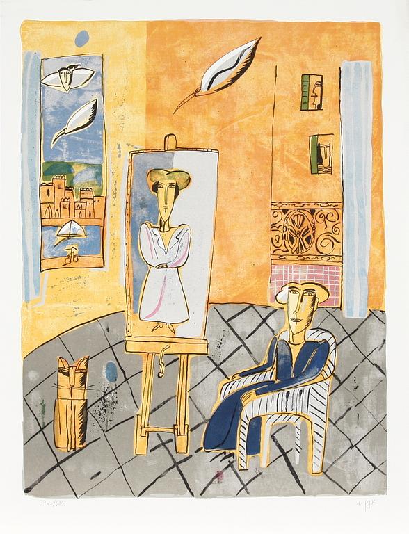 MADELEINE PYK, litografi, sign o numr 3463/5000.