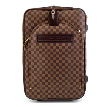 LOUIS VUITTON,  "Pégase 60" Damier, carry on suitcase on wheels.