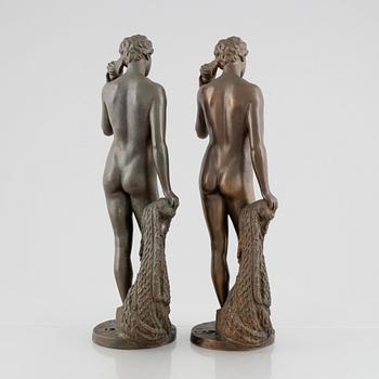Hiram Powers, after, a pair of "Fisher Boy".