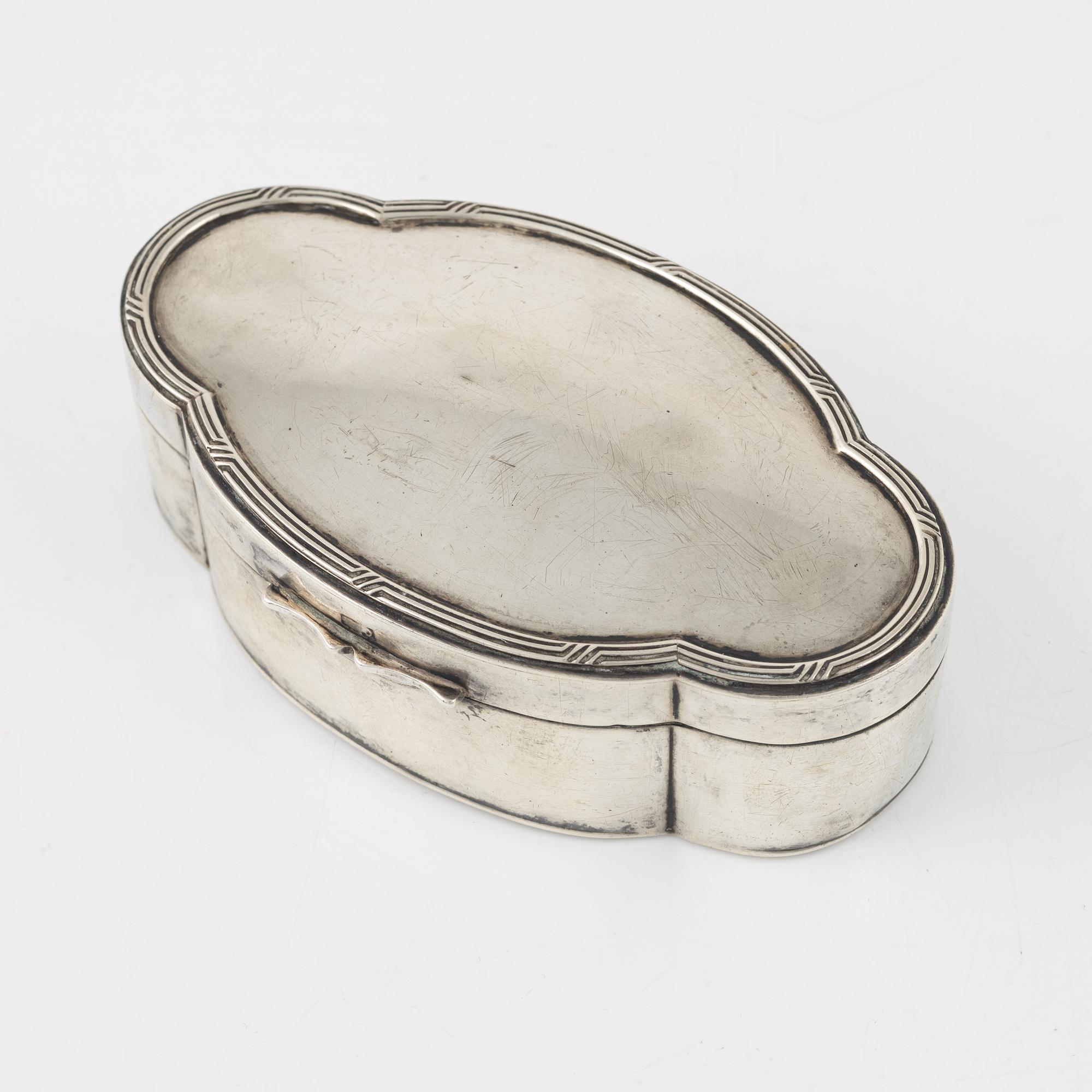 Mappin & Webb, smyckesskrin, silver, Birmingham, England 1913.