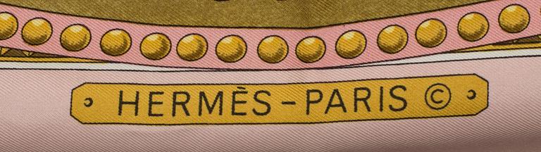 HERMÈS, "Presentation des Chevaux", scarf.