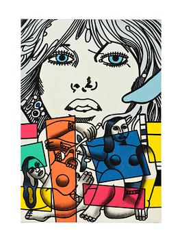 702A. Erró (Gudmundur Gudmundsson), Untitled (Hommage à Léger).