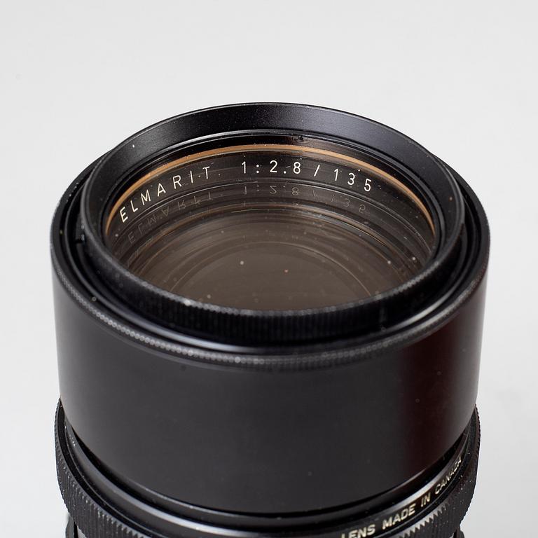A LEICA M3, 1954, with objectives and accessoaries.