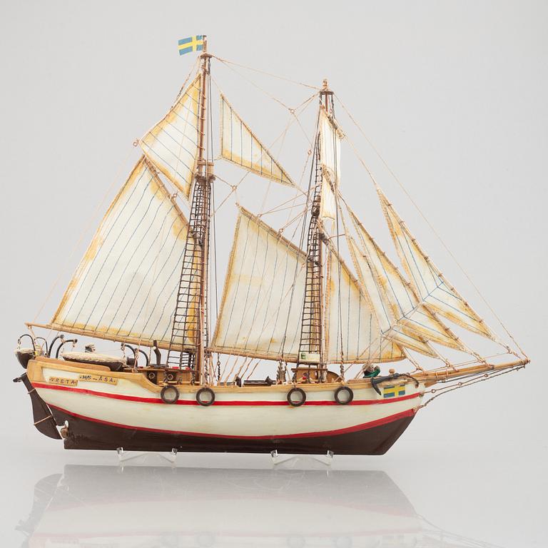 Ship model, 20th century.