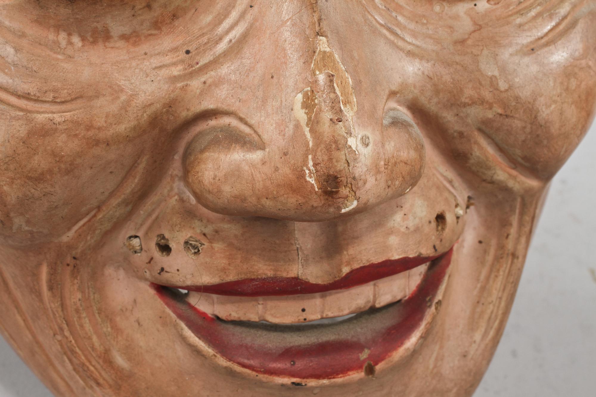 NOH-MASKER, 3 st, Japan, 1900-tal.
