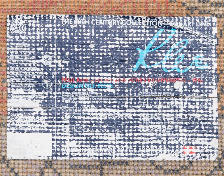 PAUL KLEE, MATTA, Ege Art Line, Danmark 1900-talets slut. Ca 203x138 cm.