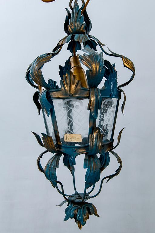 Taklyktor, 3 st, 1900-talets mitt.