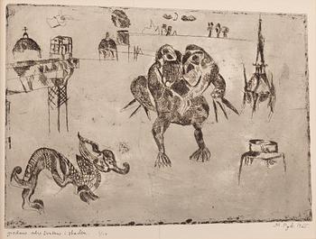 Madeleine Pyk, "Grodan och Draken i staden" (The Frog and the Dragon in the City).