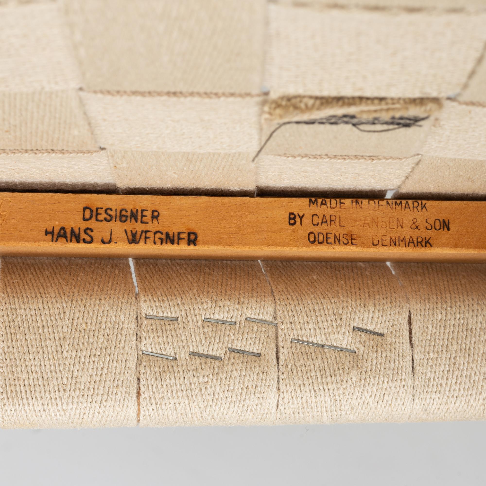 Hans J. Wegner, stolar, 5 st, "CH-23", Carl Hansen & Son, Odense, Danmark, 1950/60-tal.