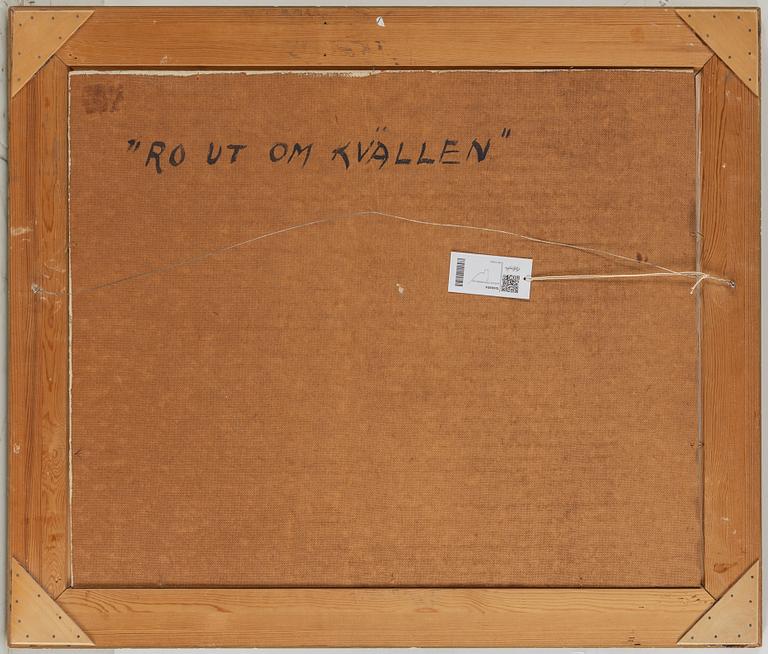 GUSTAF CARLSTRÖM, olja på pannå, signerad.