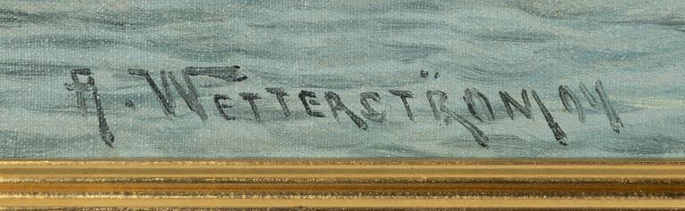 Alfred Wetterström, oil on canvas, signed and dated -94.