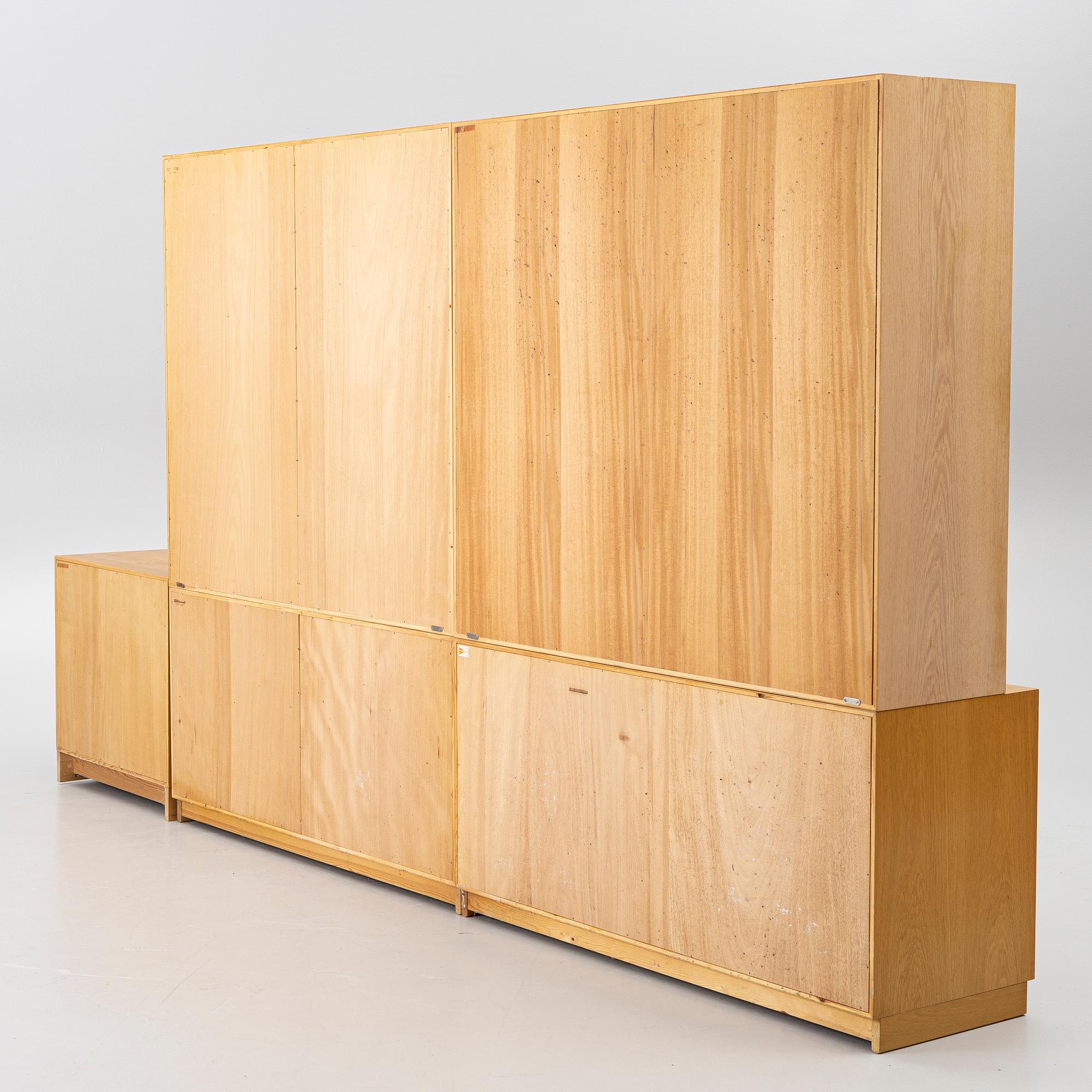 Børge Mogensen, bokhyllor, 2 st samt en byrå, "Öresund", Karl Andersson & Söner, 1900-tales andra hälft.