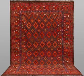 A Kilim carpet, Afghan, approx. 395 x 254 cm.