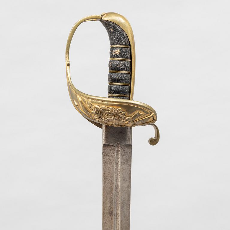 Saber, Swedish, 19th century.