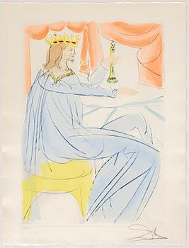 Salvador Dali, 11 drypoint and etching colored with stencil, "Our Historical Heritag", signed and numbered 259/400.