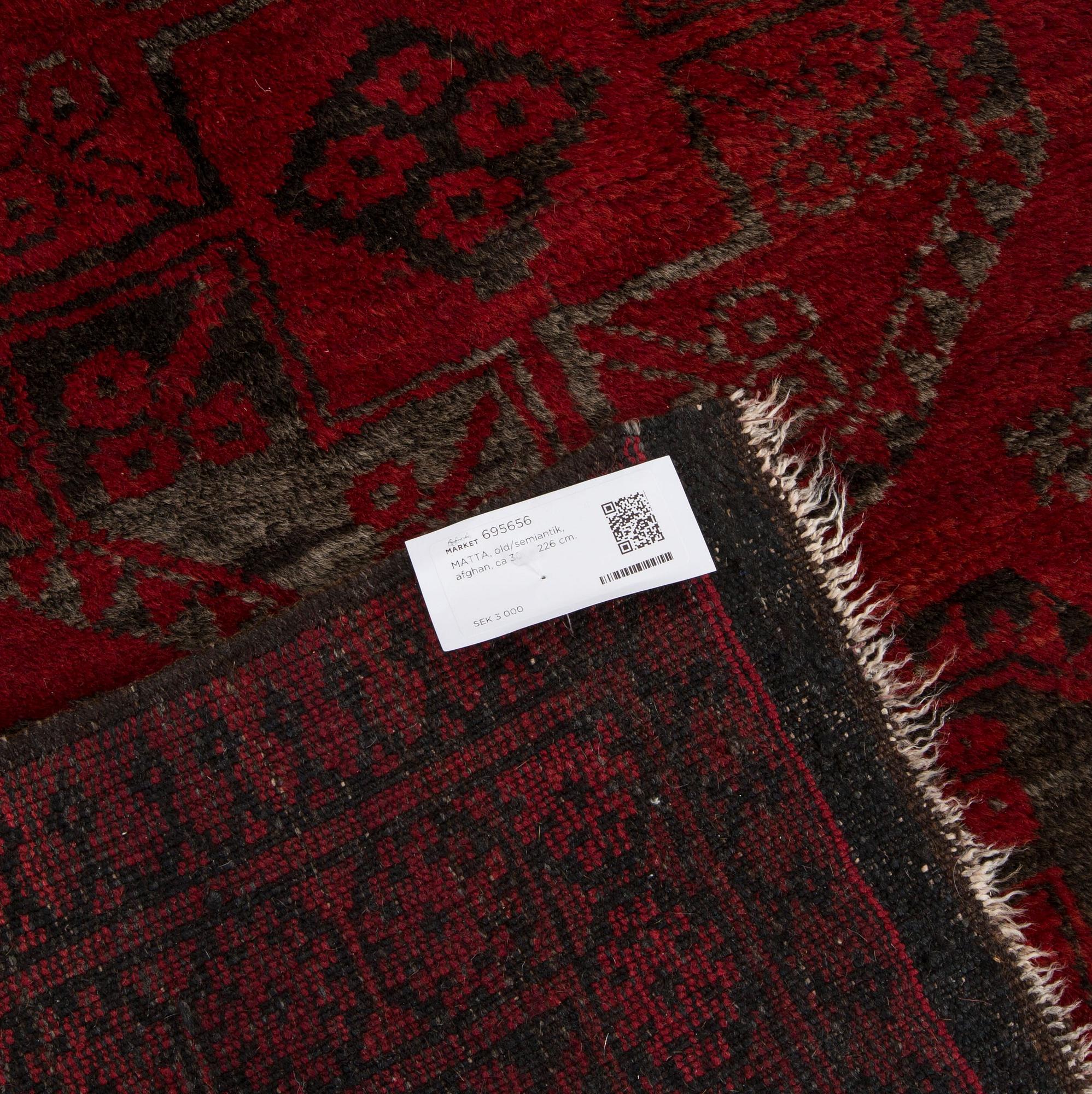 MATTA, old/semiantik, afghan, ca 301 x 226 cm.