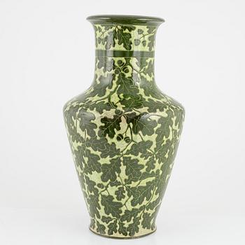 Peder Möller, a flintware Art Nouveau vase, Gustafsberg, 1899.