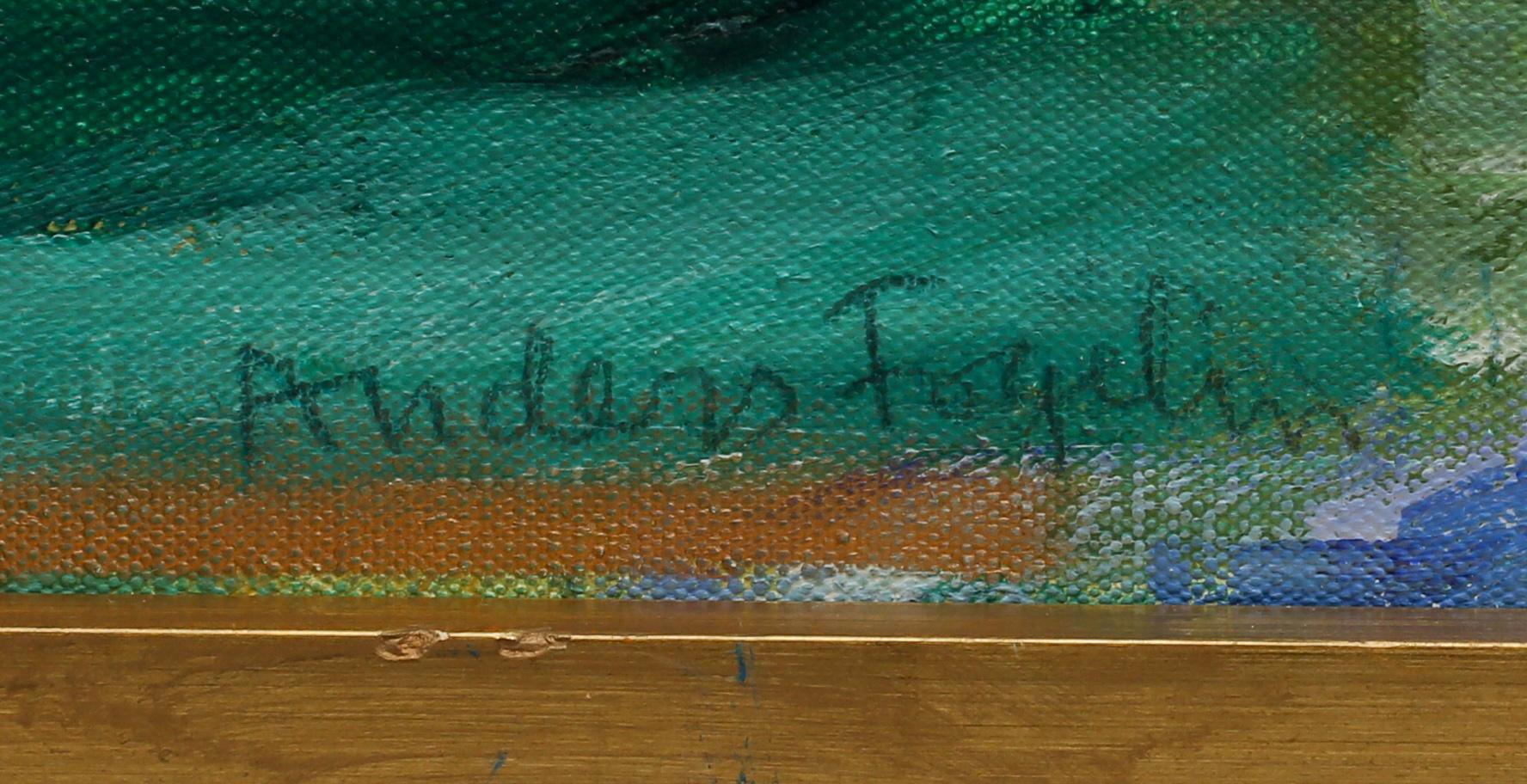 ANDERS FOGELIN, olja på duk, signerad.