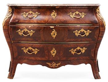 A Swedish Rococo 18th century commode by M. Engström.