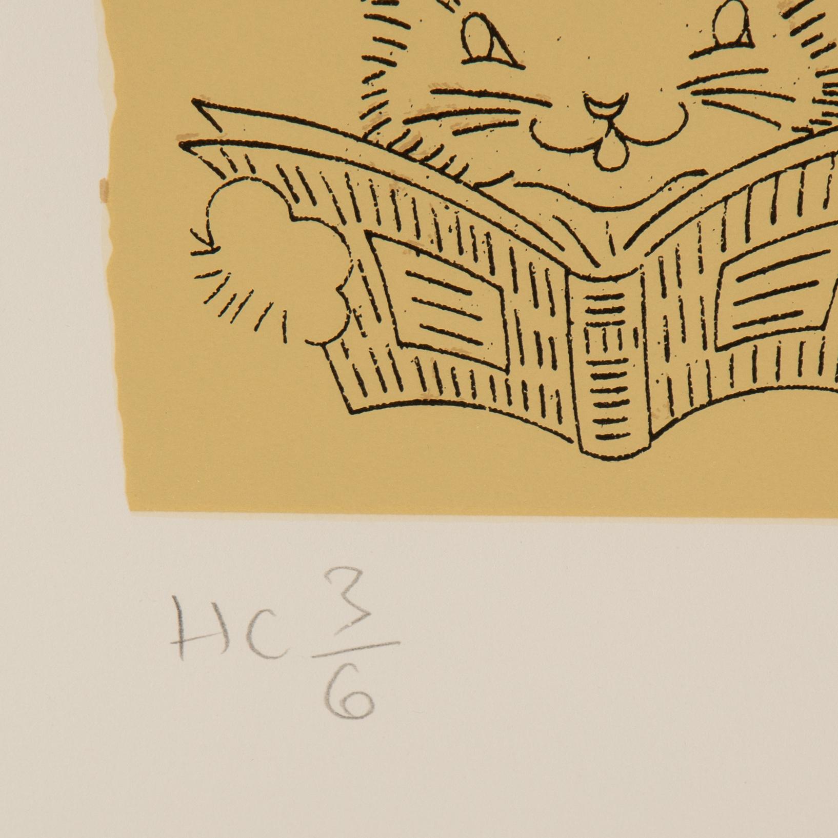 DONALD BAECHLER, silkscreen from 2001, printed in New York by Fine Art Printing Ltd. Numr. HC 3/6.