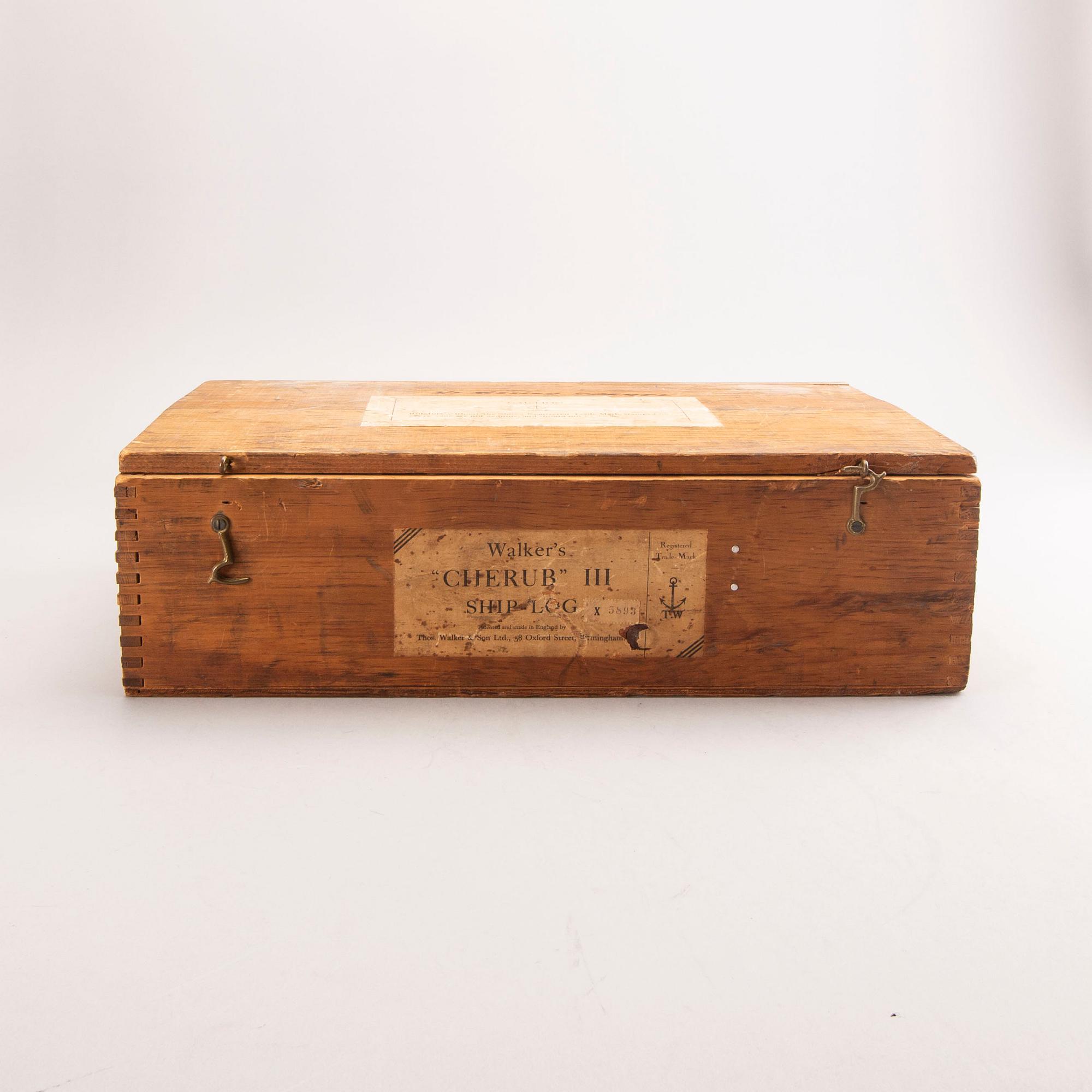 A taffrail ship-logg from  Thomas Walker & Sons,"Excelsior". Birmingham, first half of the 20th century.