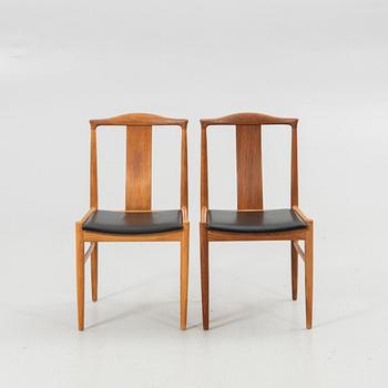 Jan Ekselius, chairs, 8 pcs, JOC Möbler, Vetlanda, second half of the 20th century.