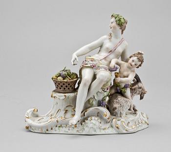 FIGURIN, porslin, KPM, Berlin, 1800-tal.