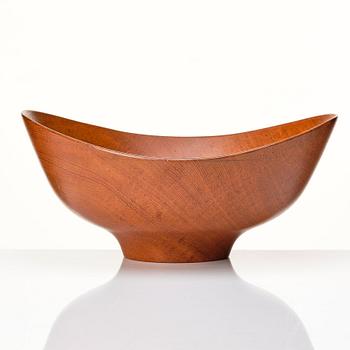 Finn Juhl, a teak bowl, Kay Bojesen, Denmark 1950s.