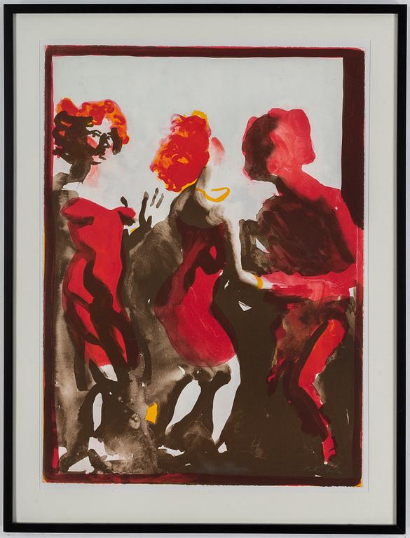 PETER DAHL, färglitografi, signerad och numrerad EA.