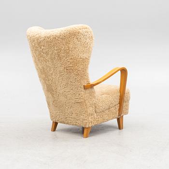 Armchair, Swedish Modern, Gemla Diö, 1940s.