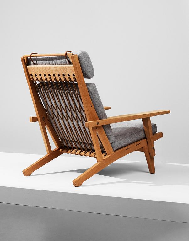 HANS J WEGNER, fåtölj, "GE375" Getama, Danmark, 1970-tal.