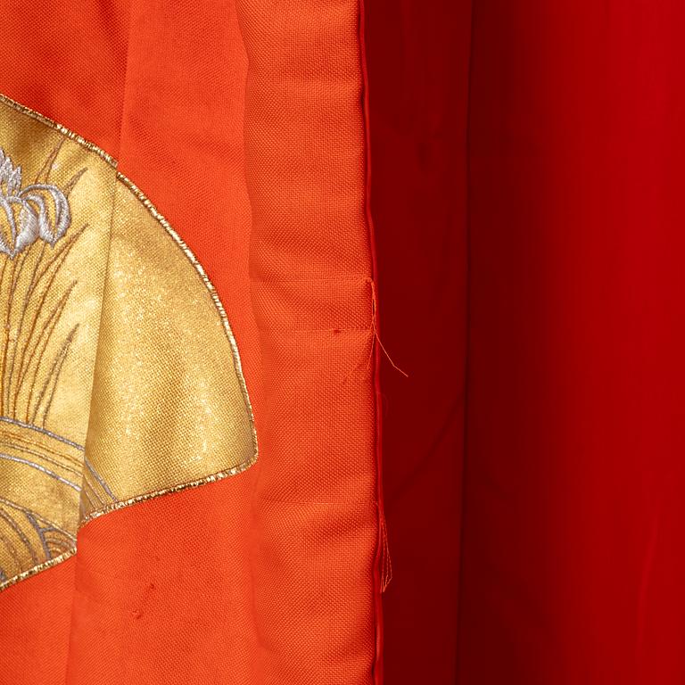 A Japanese brocade kimono, 1980s.