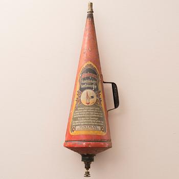 FIRE EXTINGUISHER, Helsinki, Finland, early 20th century, painted metal.