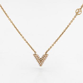 Louis Vuitton, "Essential V Perle" halsband.