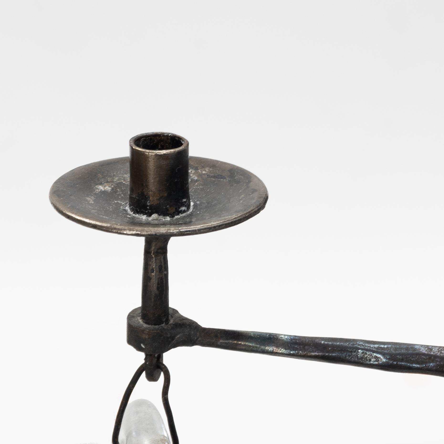 Erik Höglund, a 16 light chandelier for Boda Smide, Sweden.