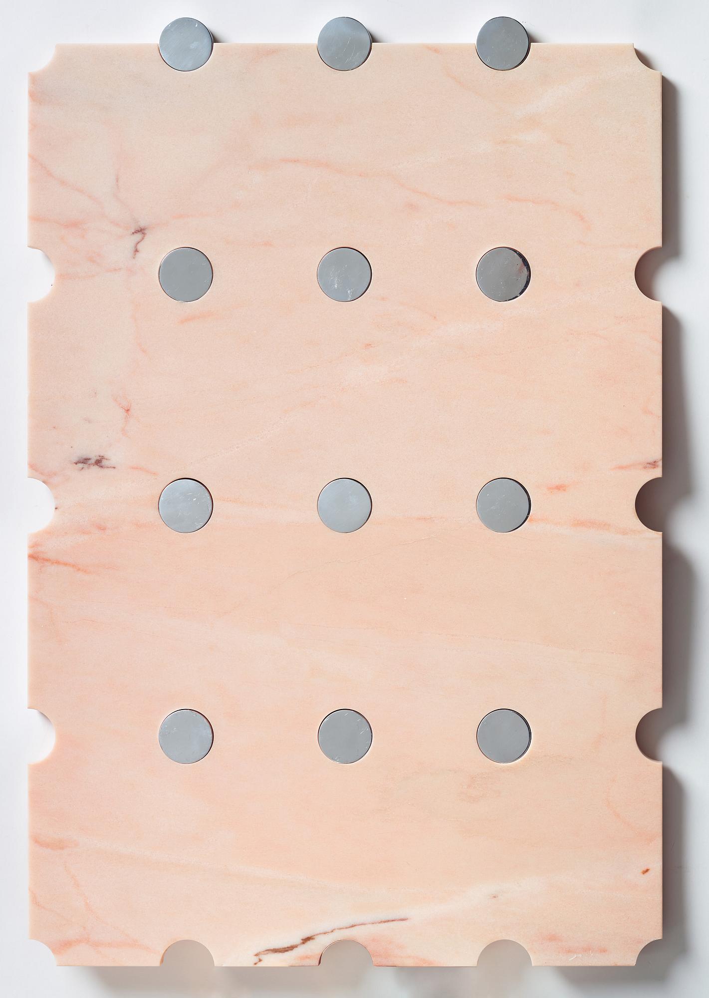 GEORGE HENRY LONGLY, marble and stainless steel.