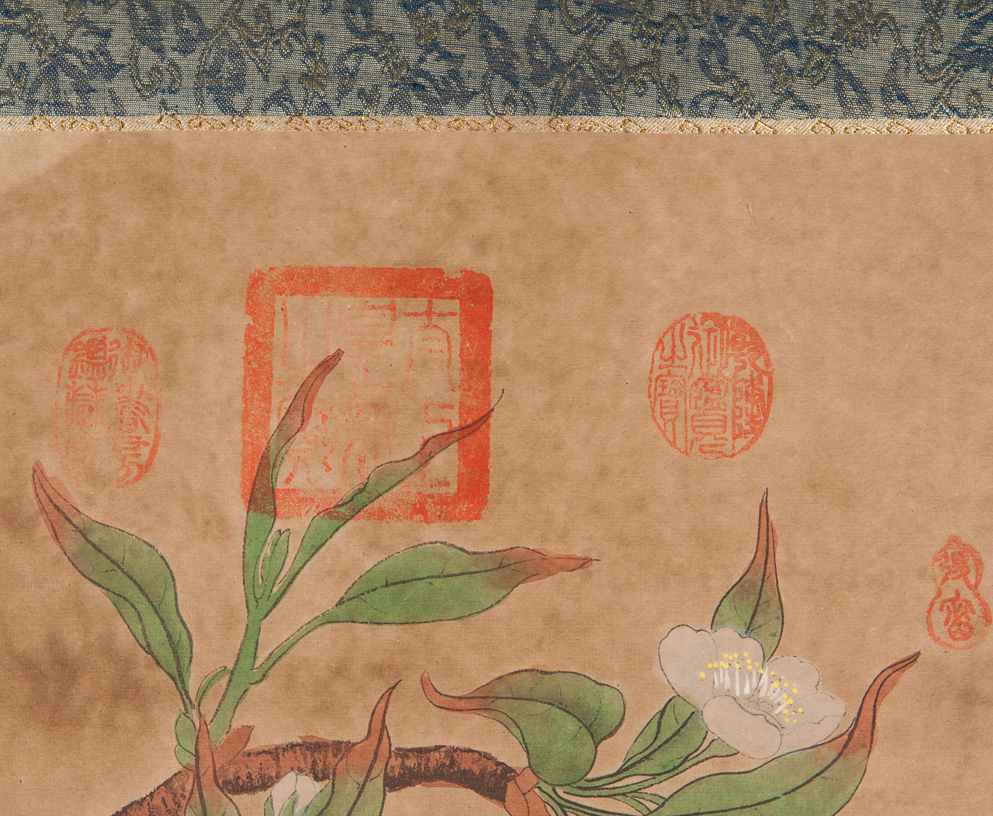 RULLMÅLNING, kolorerat tryck, Kina 1900-taletas slut.