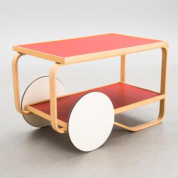 A mid 20th century '98' tea trolley for Artek, Finland.