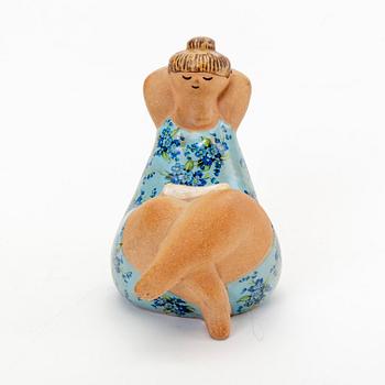 Lisa Larson, figurine, stoneware, "Emma" from the series "ABC girls", Gustavsberg.