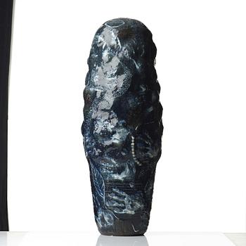 Eva Bengtsson, a stoneware floor vase, Frillesås, Sweden.