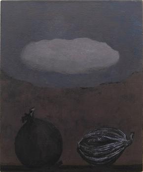 Jonas Malmberg, "Yellow onion, red onion and a cloud".