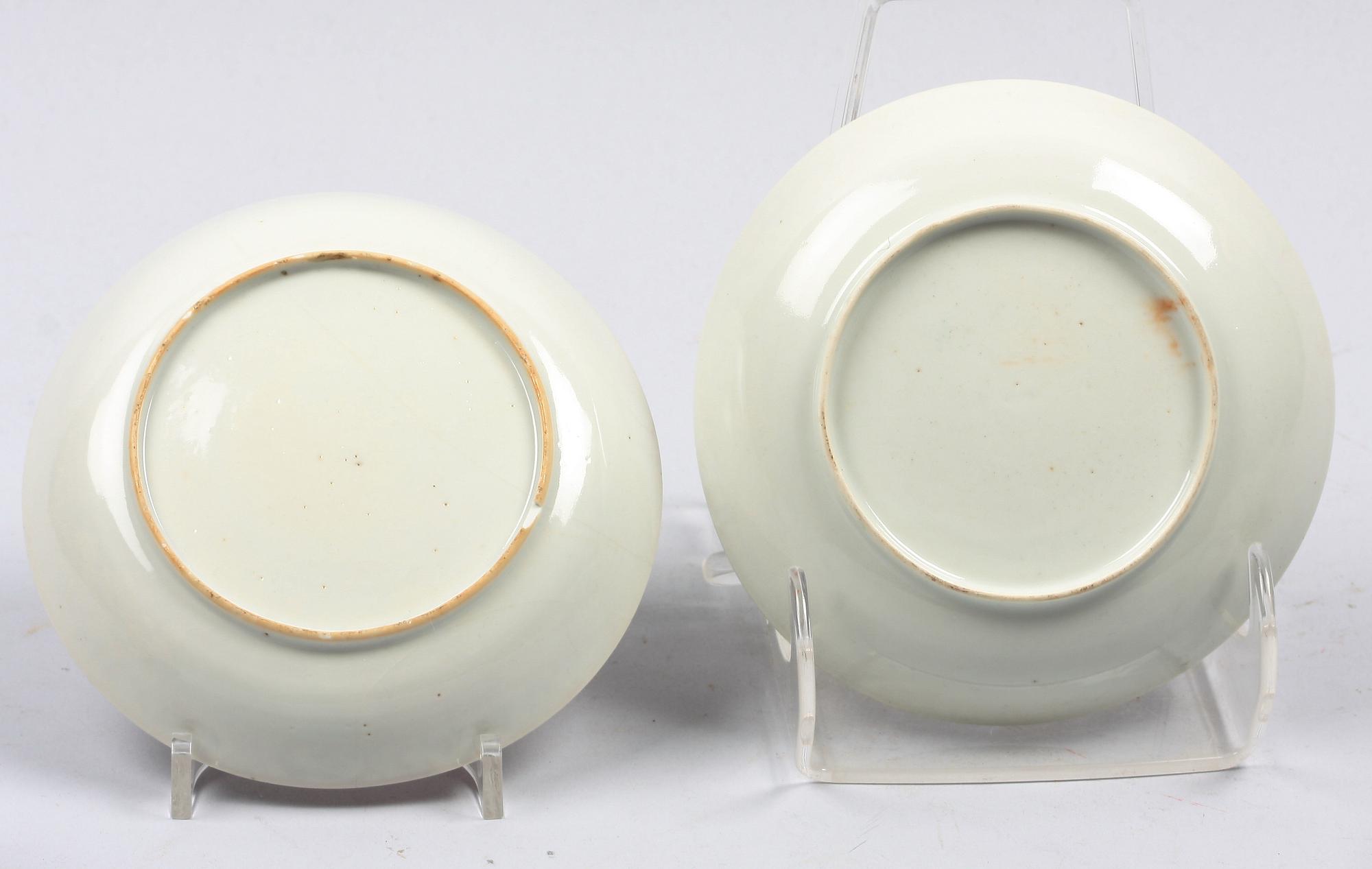 PARTI PORSLIN, 4 delar, 1700-1800-tal.
